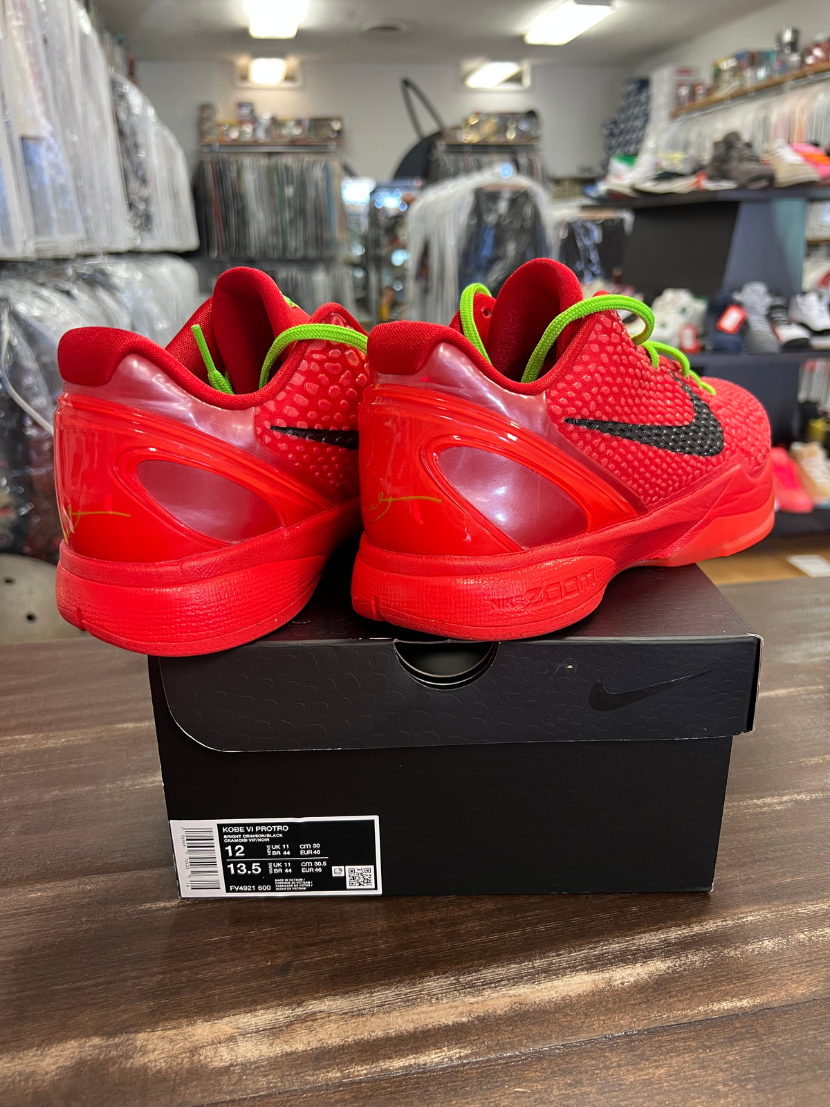 Nike Kobe 6 Protro Reverse Grinch
