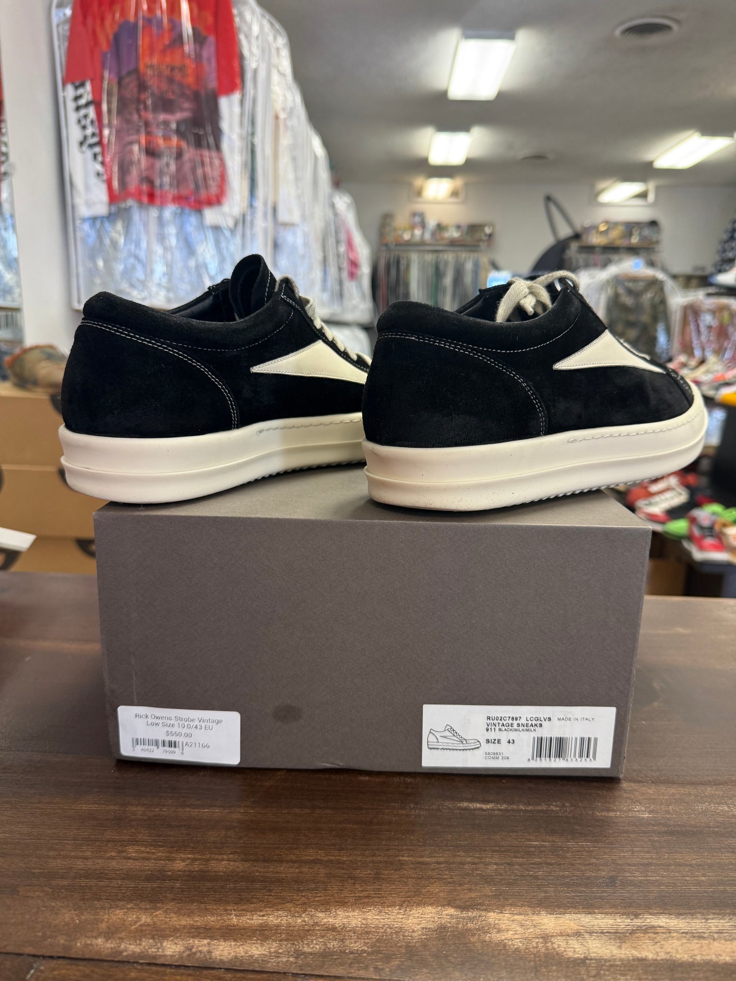 Rick Owens Strobe Vintage Low