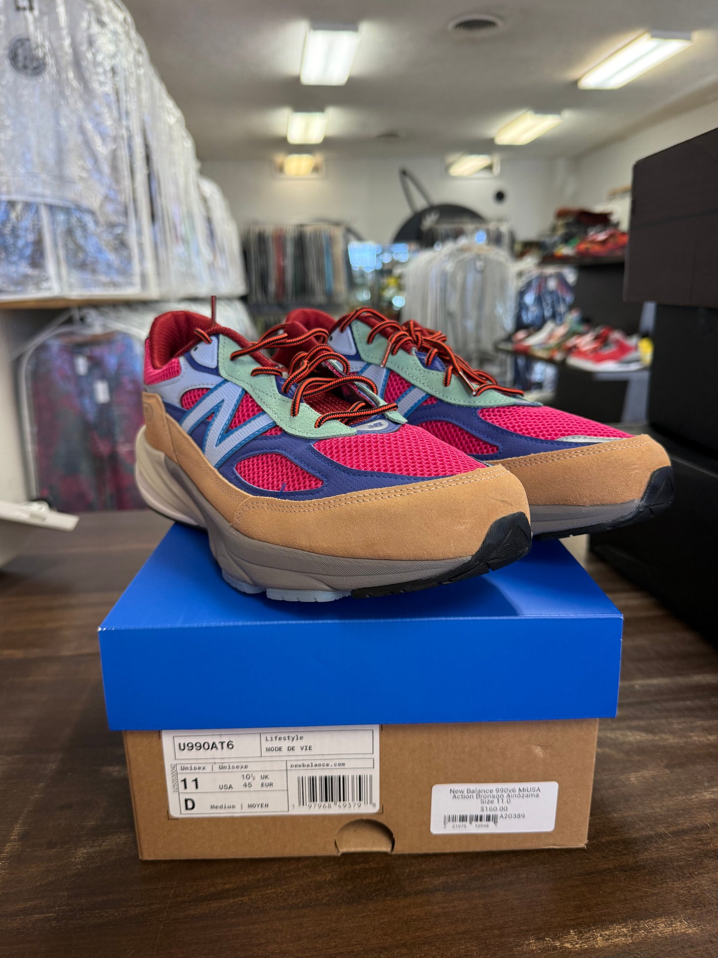 New Balance 990v6 MiUSA Action Bronson Ainôzama