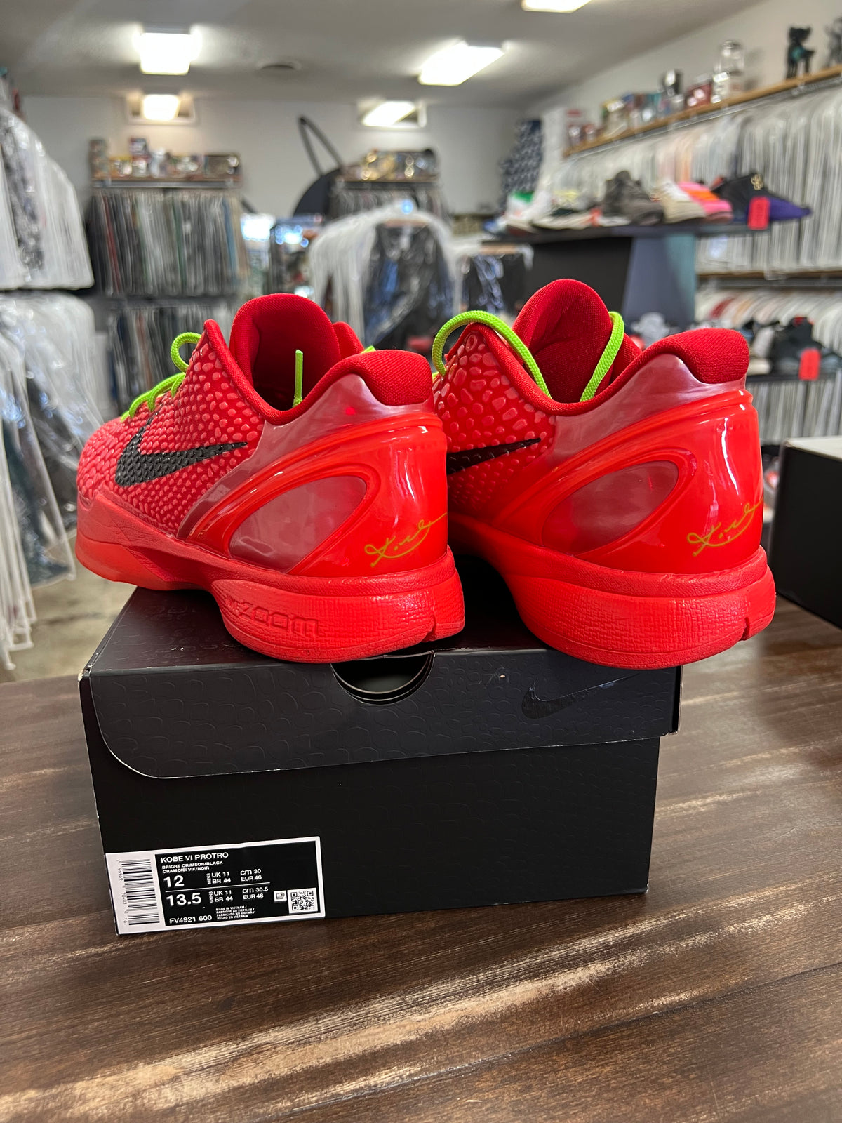 Nike Kobe 6 Protro Reverse Grinch