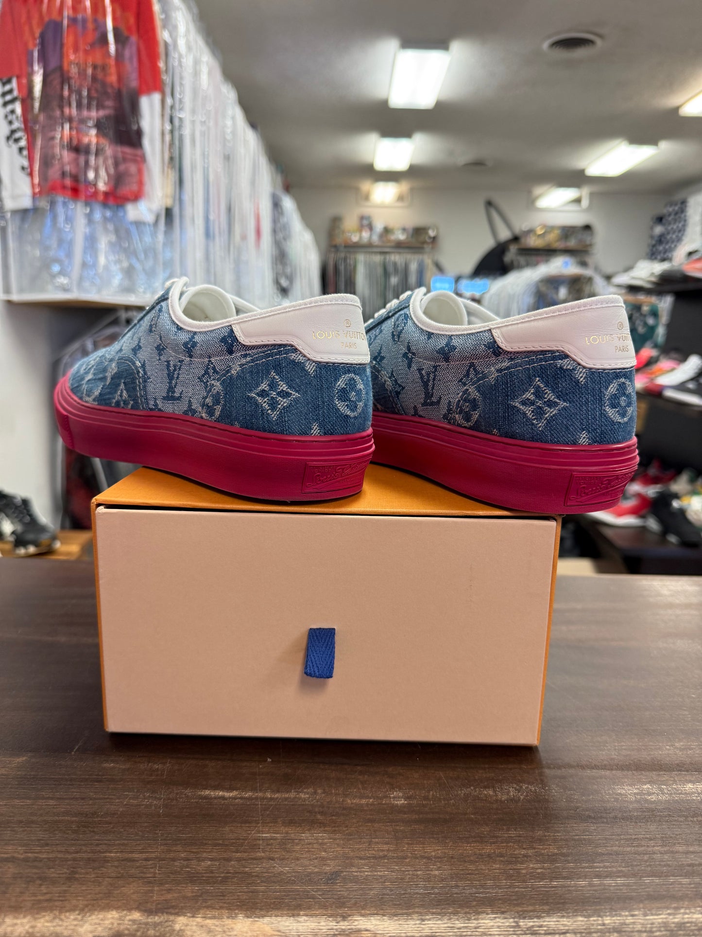 LV Monogram Denim Trocadero Sneaker