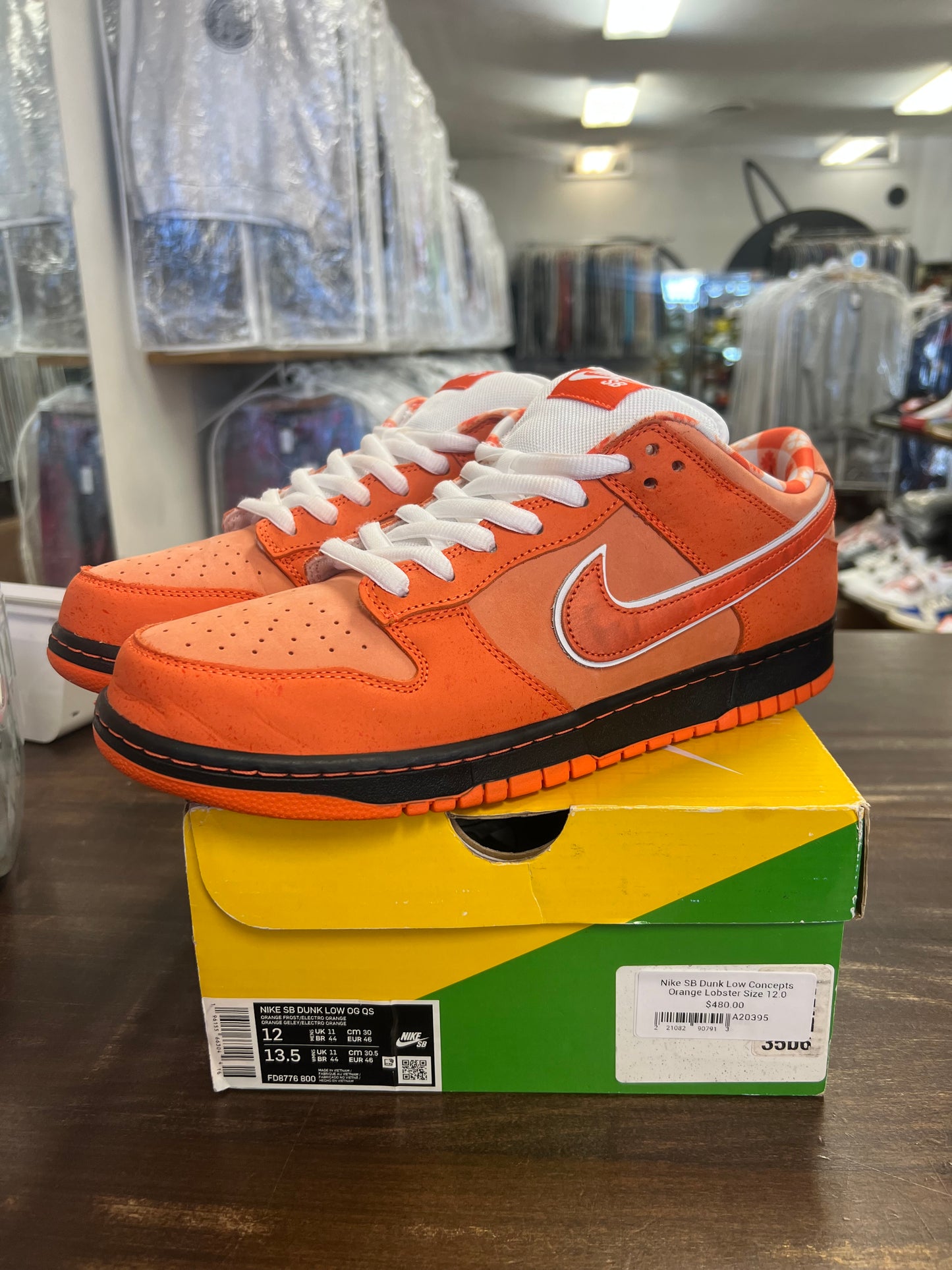 Nike SB Dunk Low Concepts Orange Lobster