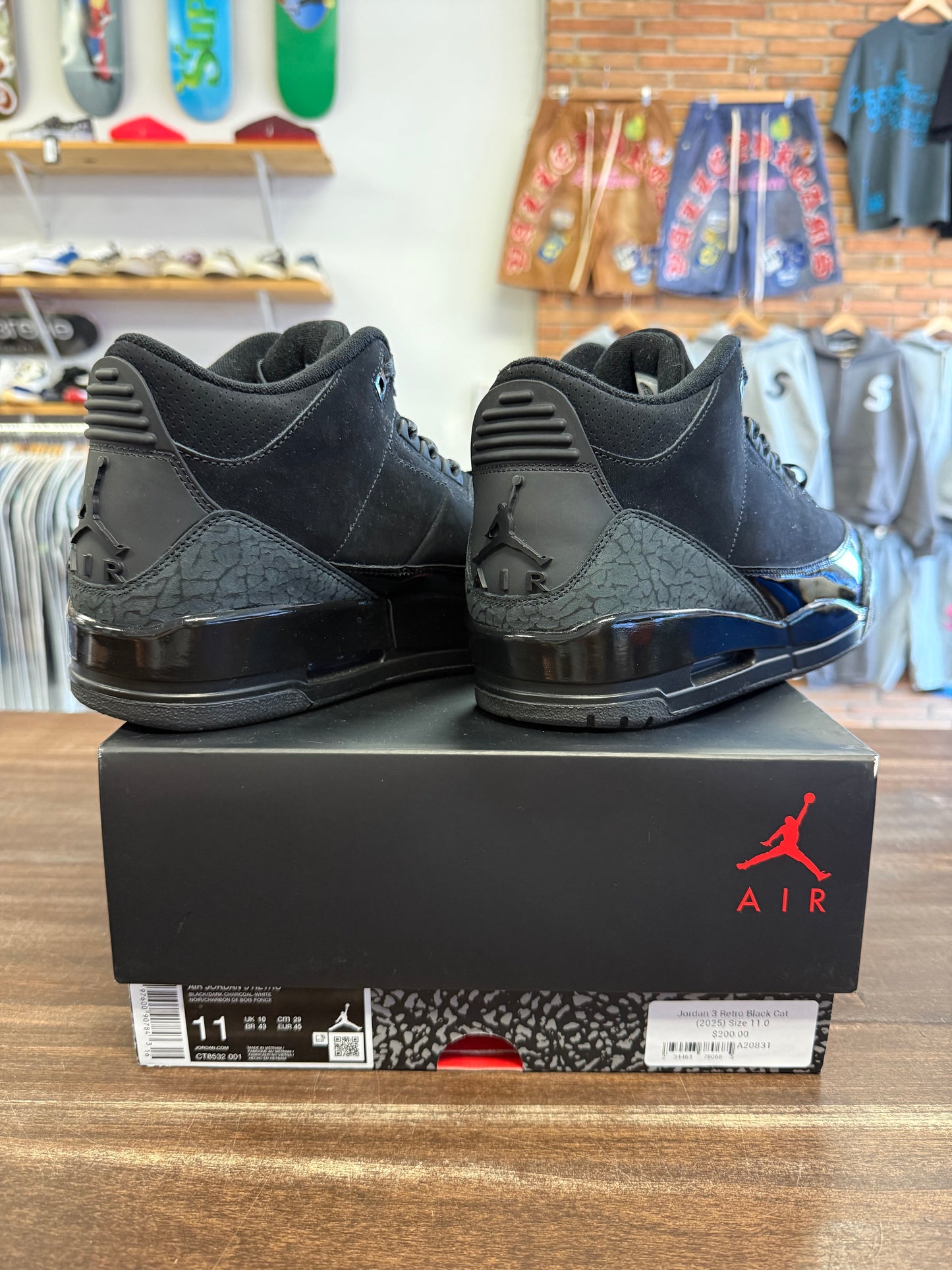 Jordan 3 Retro Black Cat (2025)