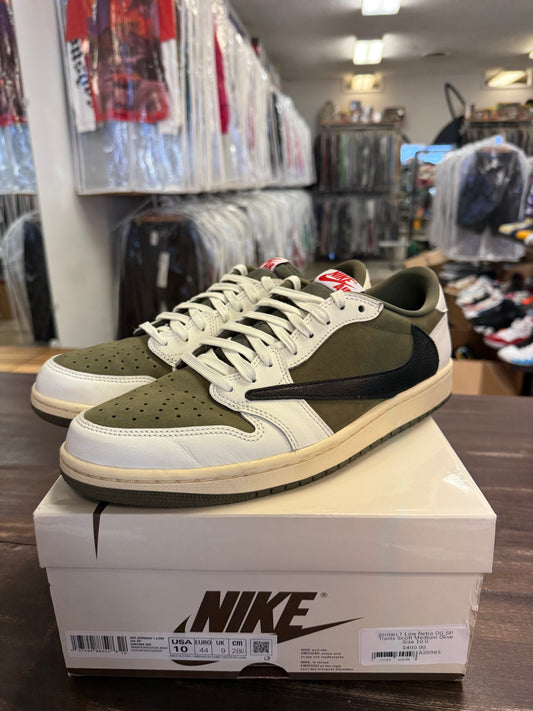Jordan 1 Low Retro OG SP Travis Scott Medium Olive