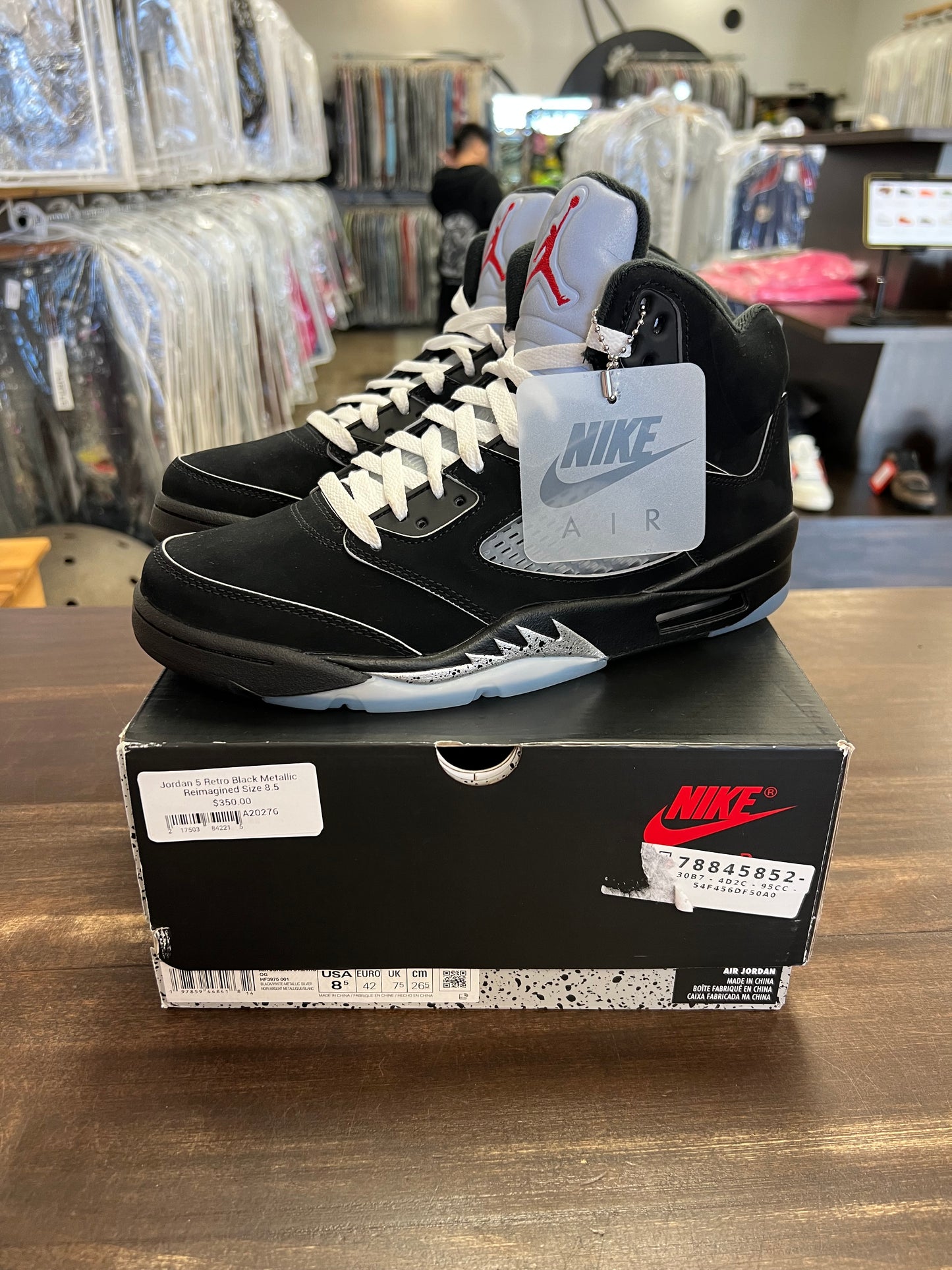 Jordan 5 Retro Black Metallic Reimagined