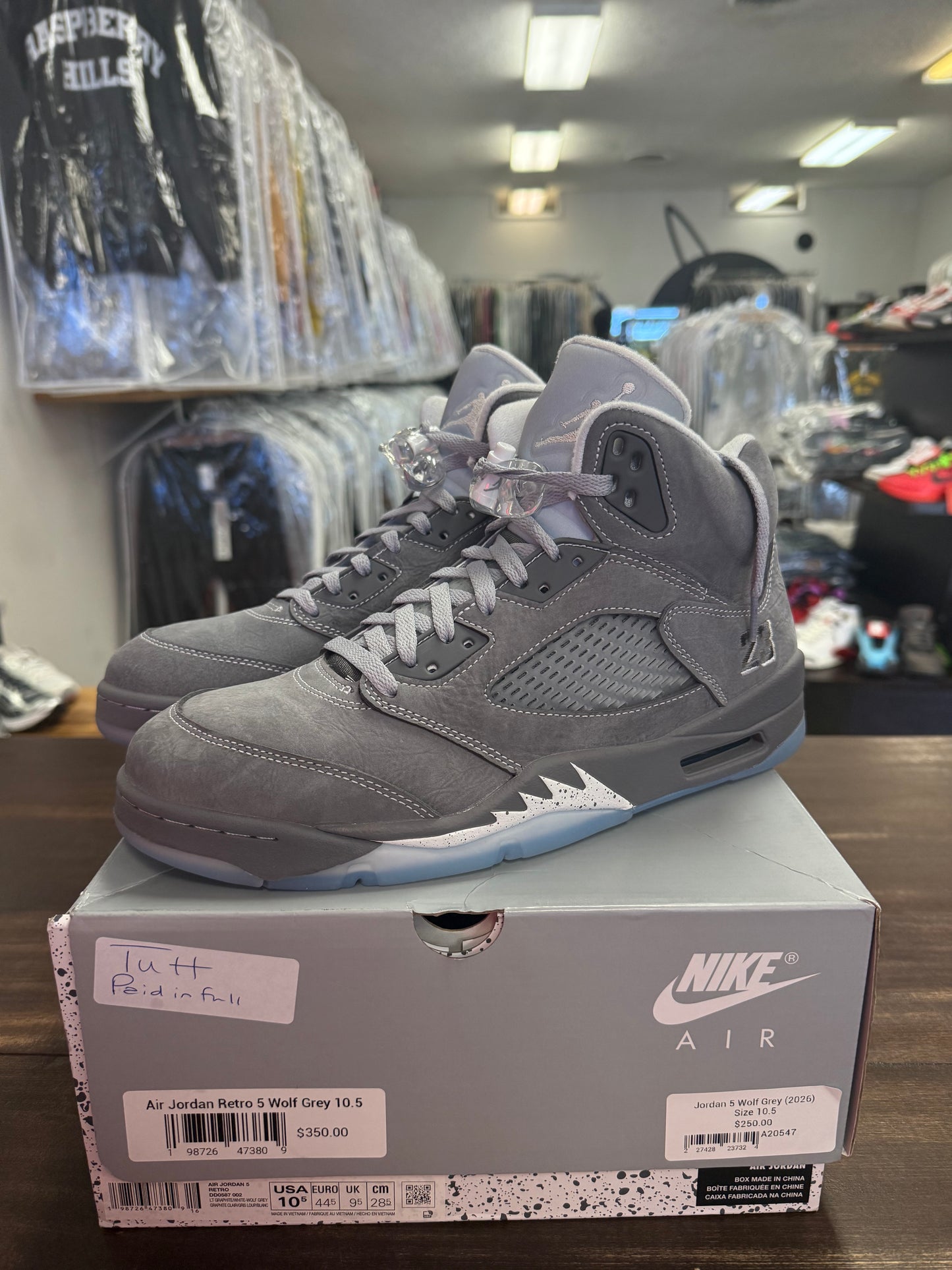 Jordan 5 Wolf Grey (2026)