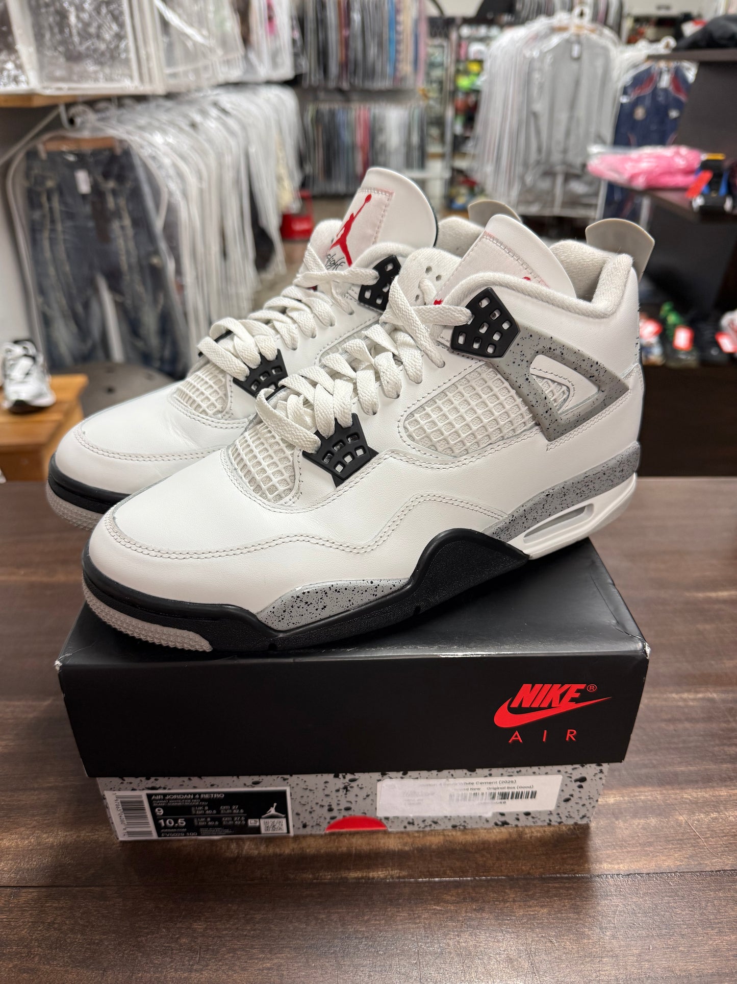 Jordan 4 White Cement 2025