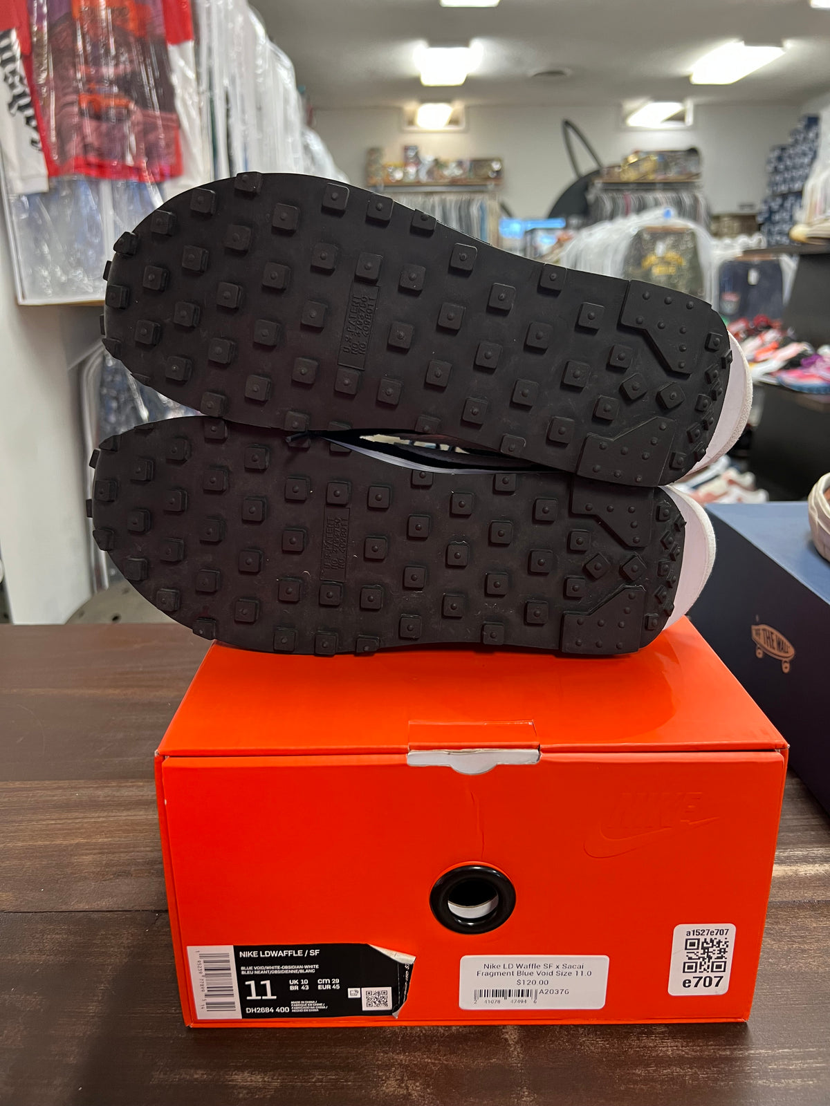 Nike LD Waffle SF x Sacai Fragment Blue Void