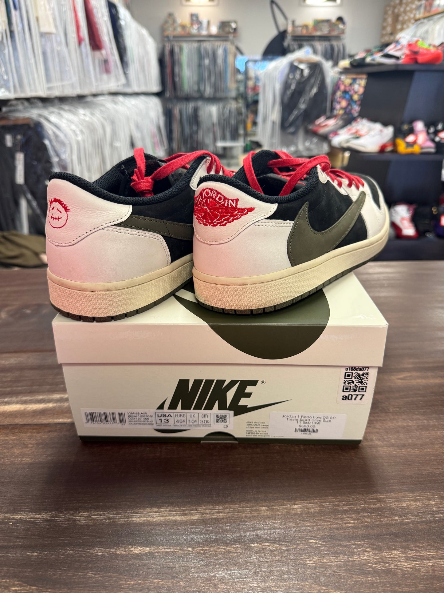 Jordan 1 Low Travis Scott Olive