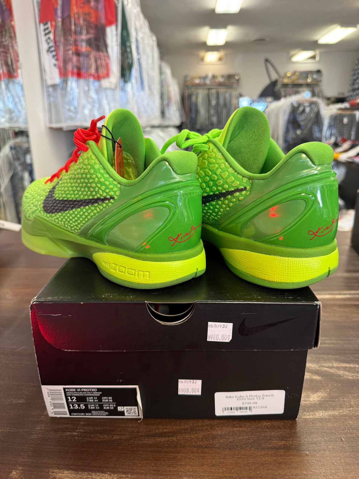 Nike Kobe 6 Protro Grinch 2020