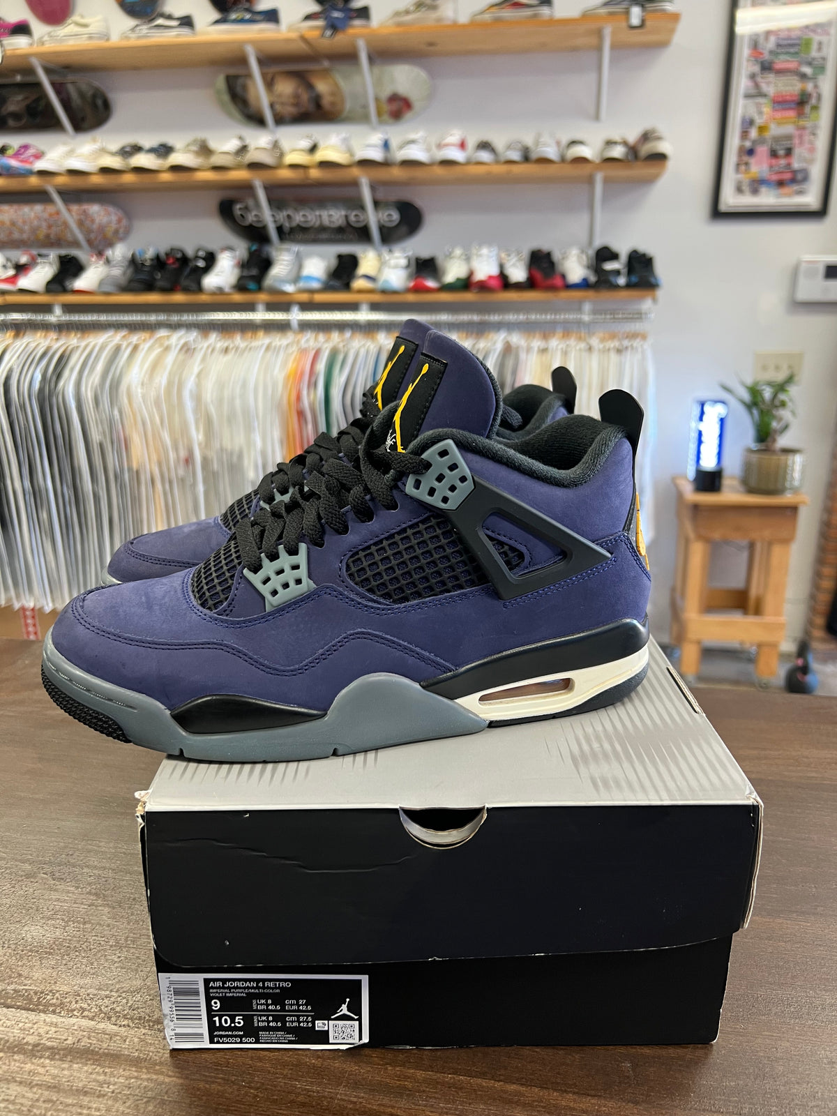 Jordan 4 Retro Lakers