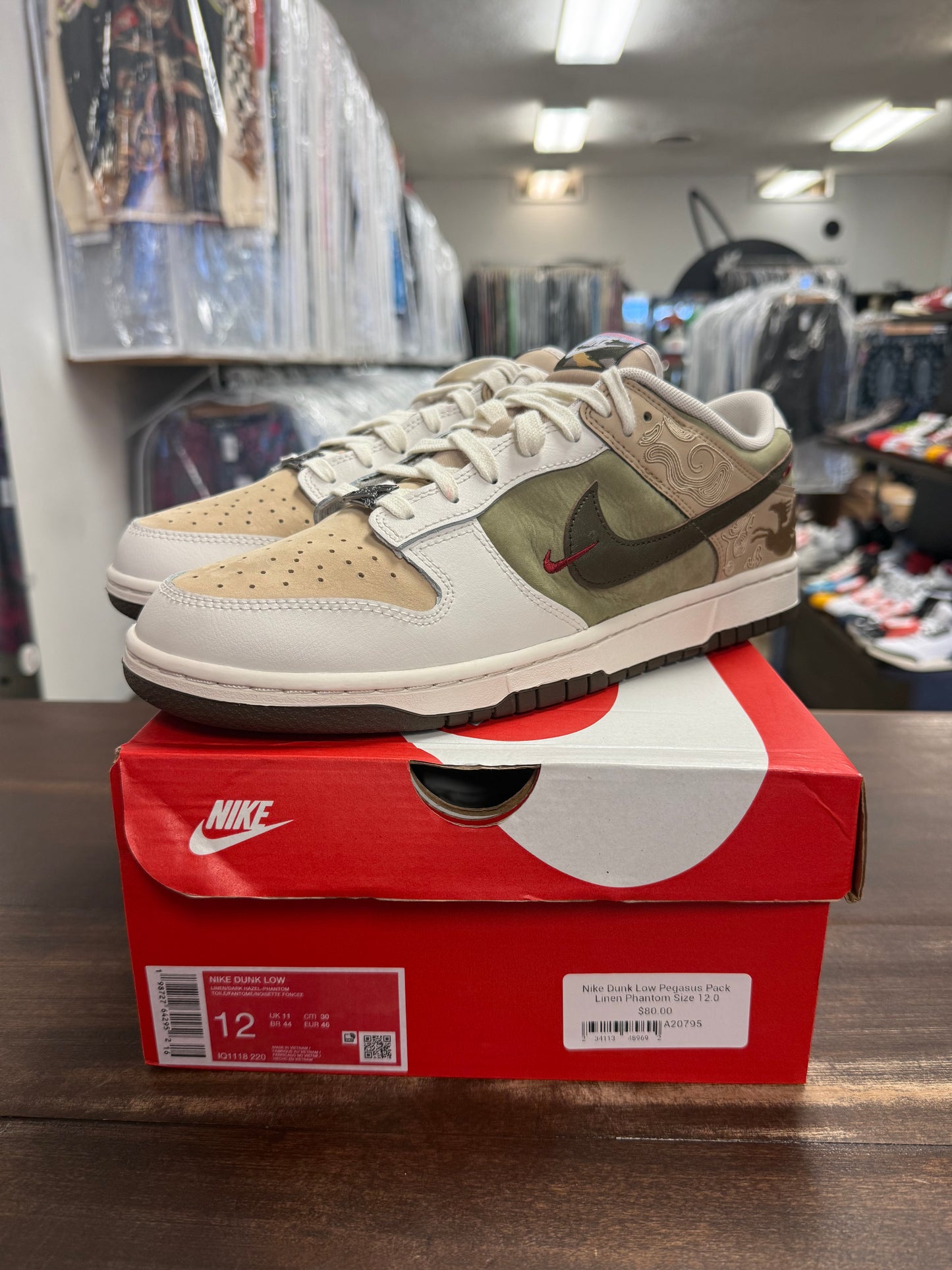 Nike Dunk Low Pegasus Pack Linen Phantom