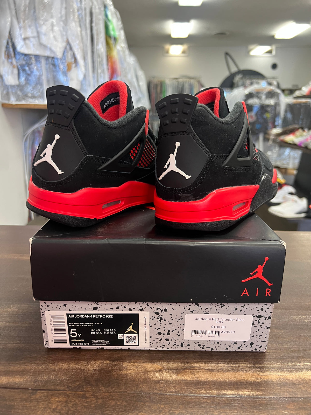 Jordan 4 Red Thunder