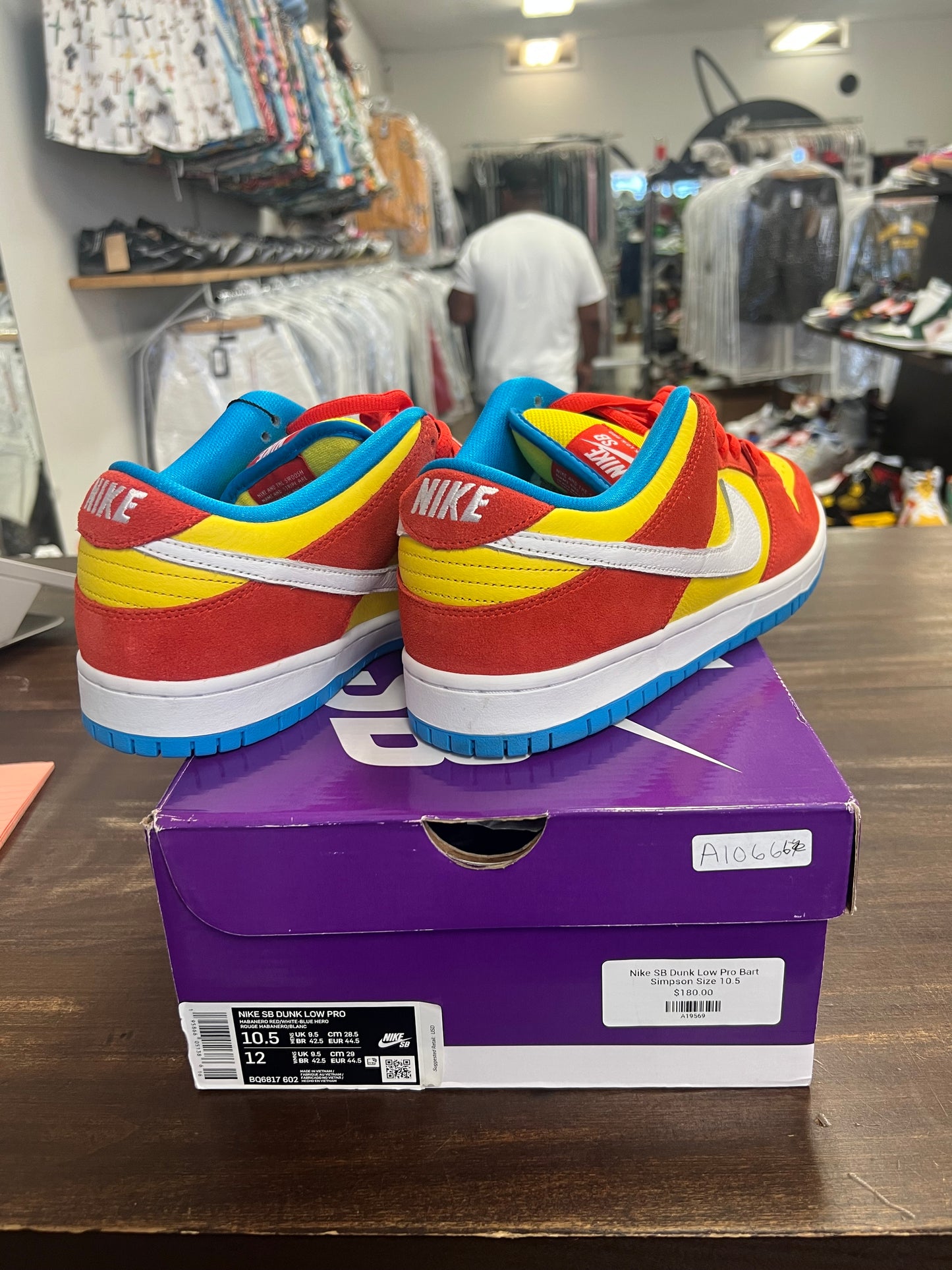 Nike SB Dunk Low Pro Bart Simpson