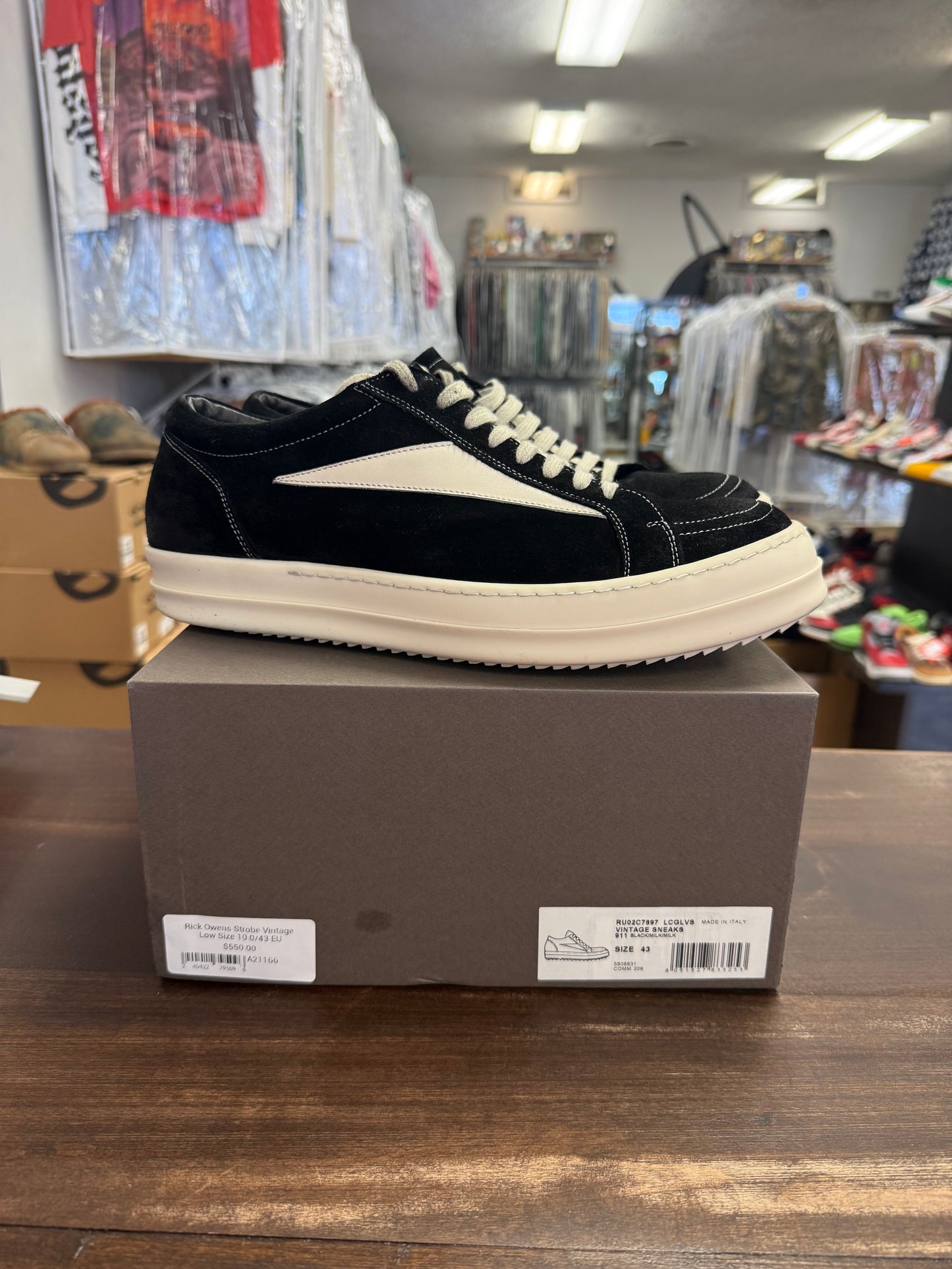 Rick Owens Strobe Vintage Low