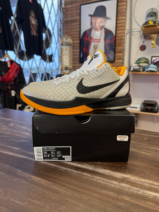 Kobe 6 Protro Playoff Pack White Del Sol