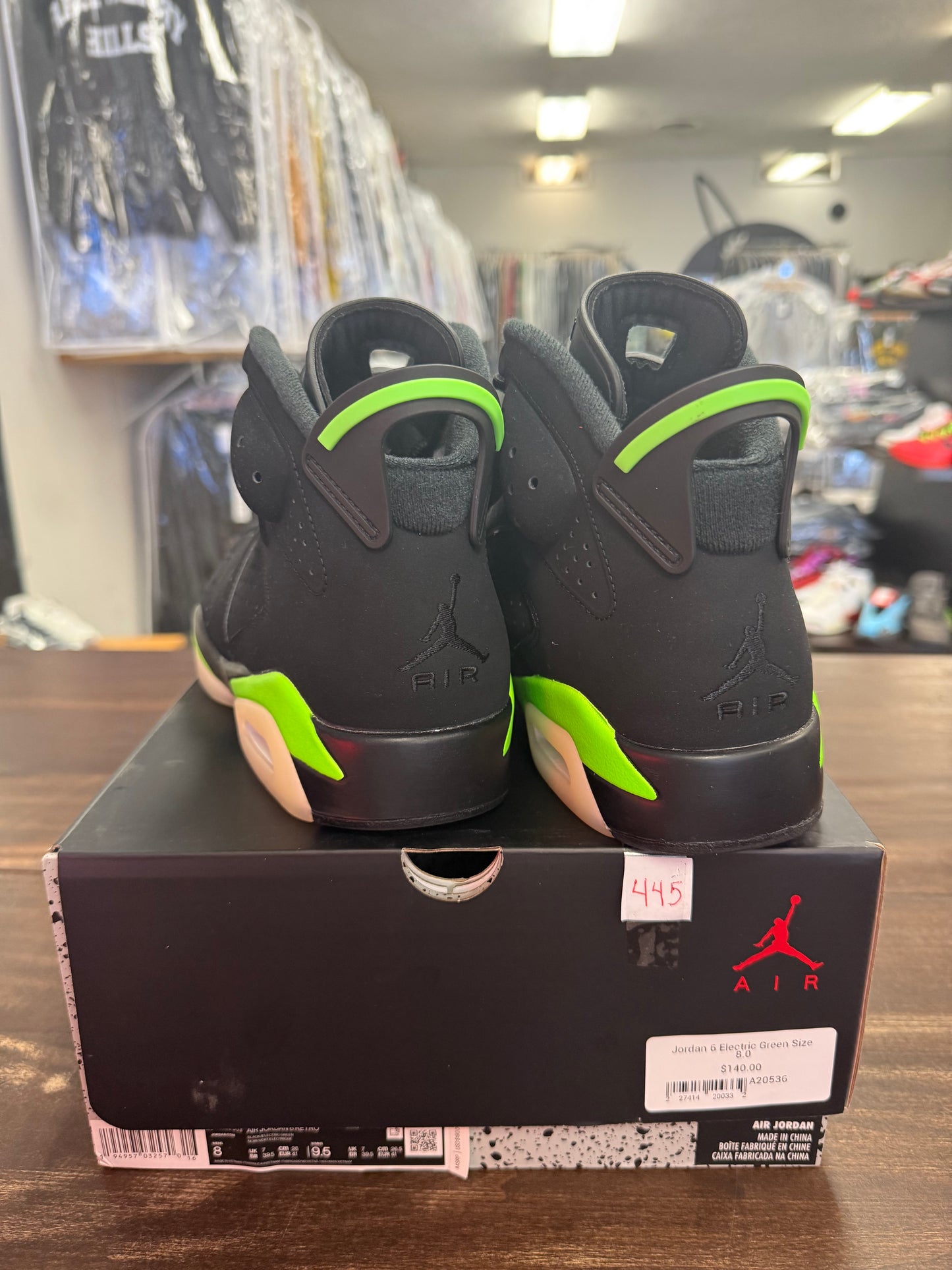 Jordan 6 Electric Green