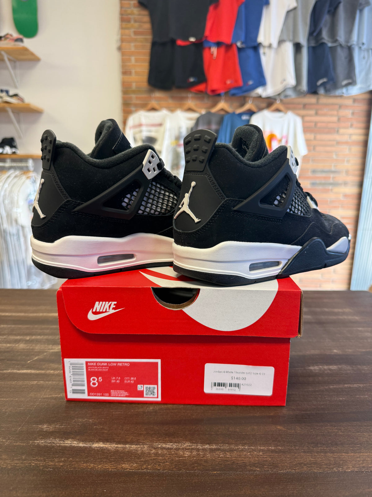 Jordan 4 White Thunder (GS)
