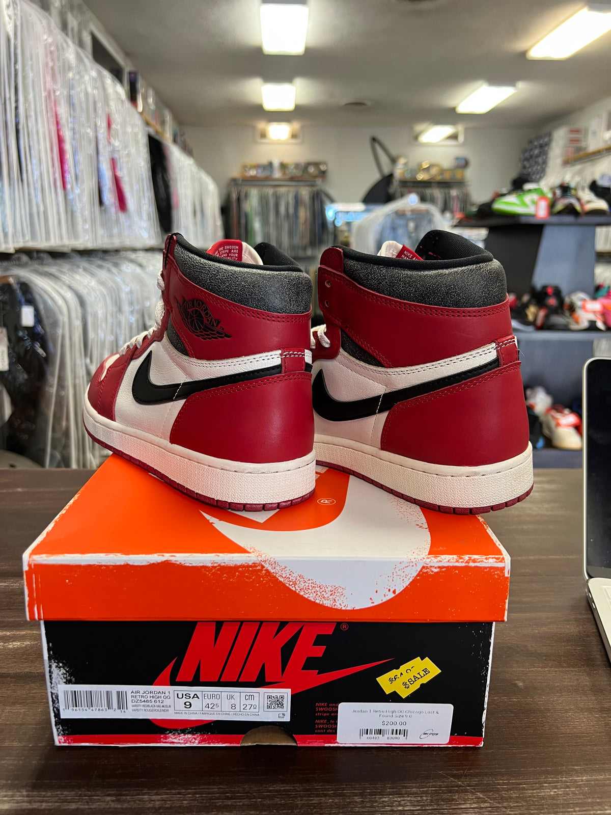 Jordan 1 Retro High OG Chicago Lost and Found