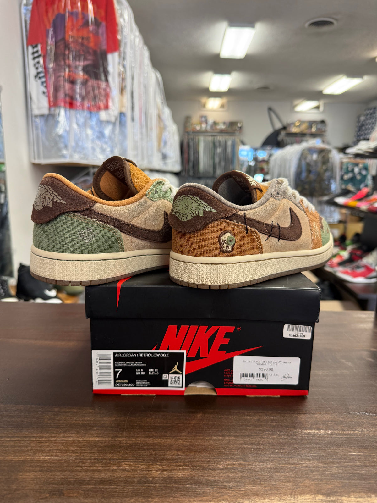 Jordan 1 Low Retro OG Zion Williams Voodoo