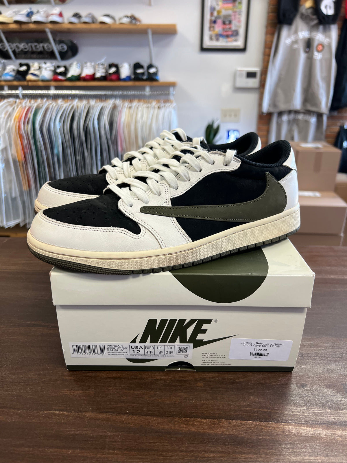 Jordan 1 Retro Low Travis Scott Olive