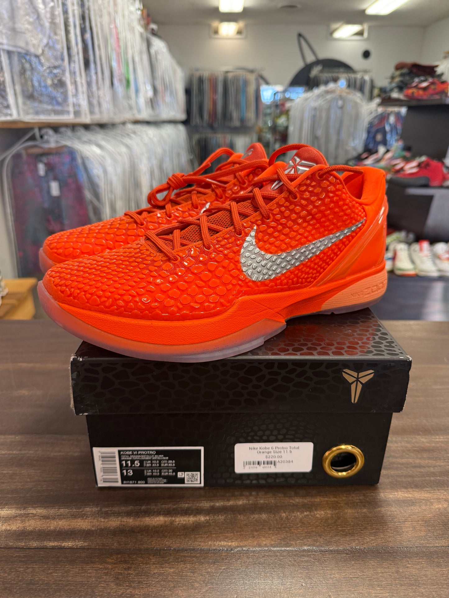 Nike Kobe 6 Protro Total Orange
