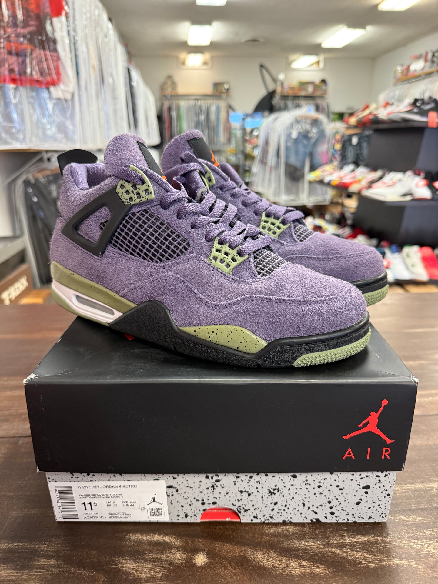 Jordan 4 Retro Canyon Purple (Women's)