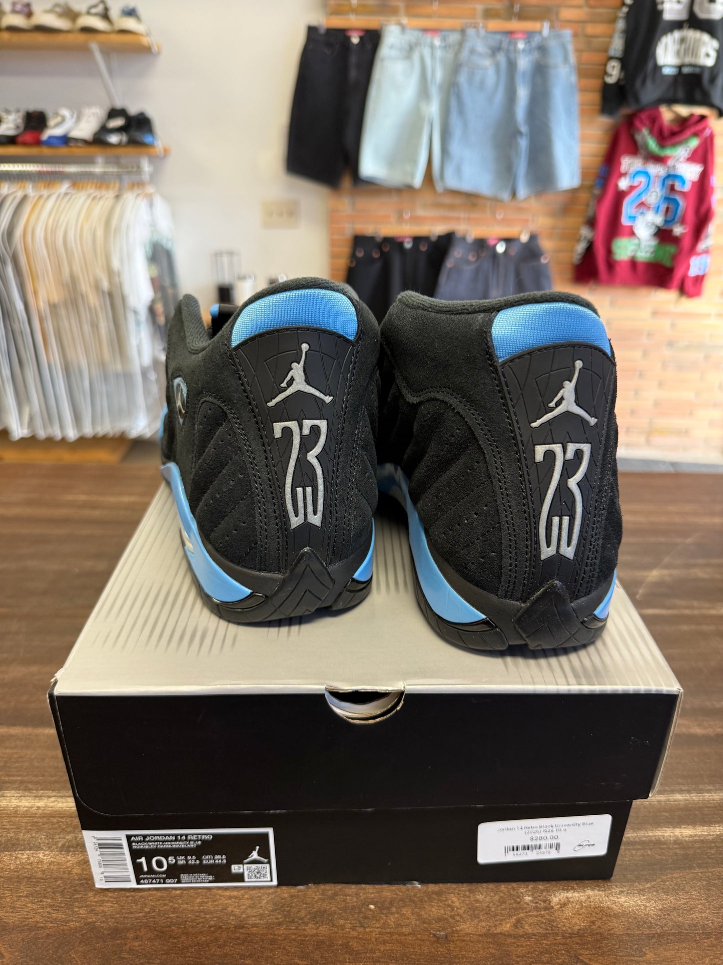 Jordan 14 Retro Black University Blue (2026)