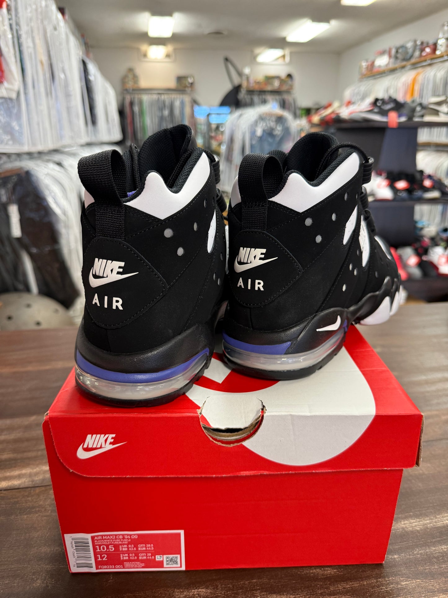 Nike Air Max 2 CB '94 Black White Purple