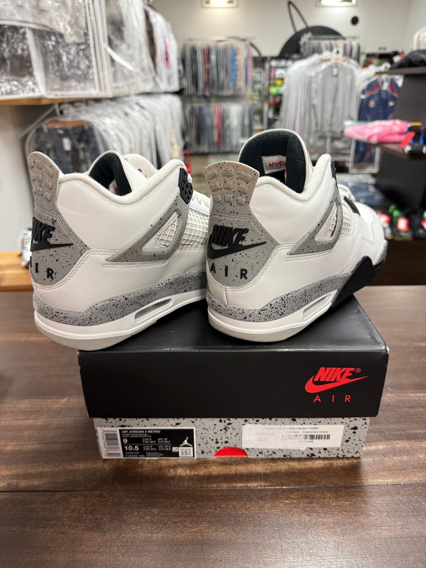 Jordan 4 White Cement 2025
