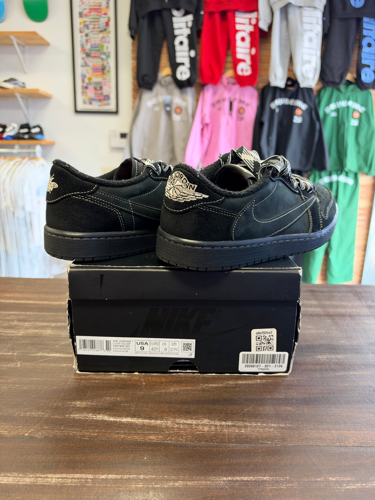 Jordan 1 Retro Low OG SP Travis Scott Black Phantom