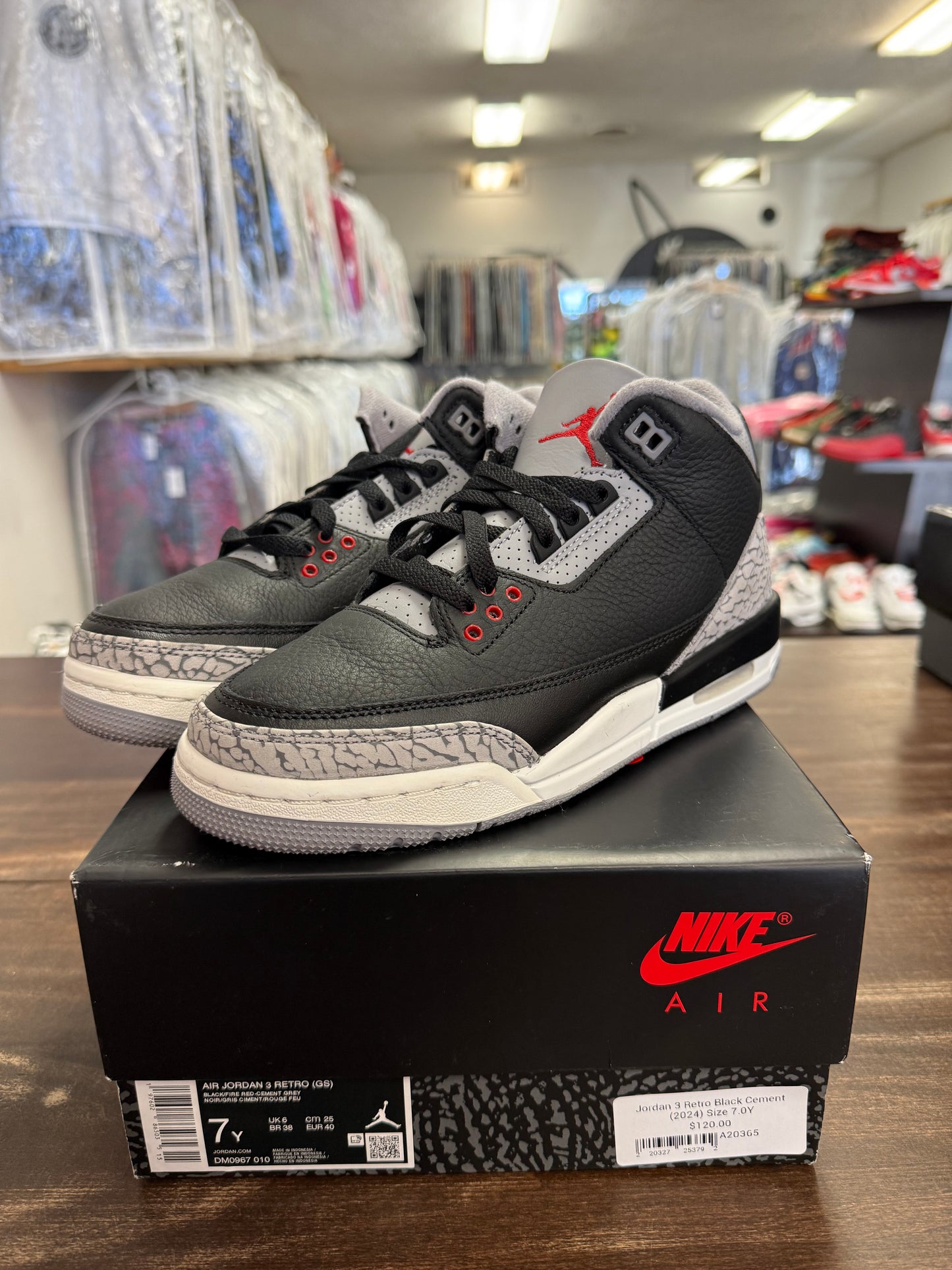 Jordan 3 Retro Black Cement (2024)