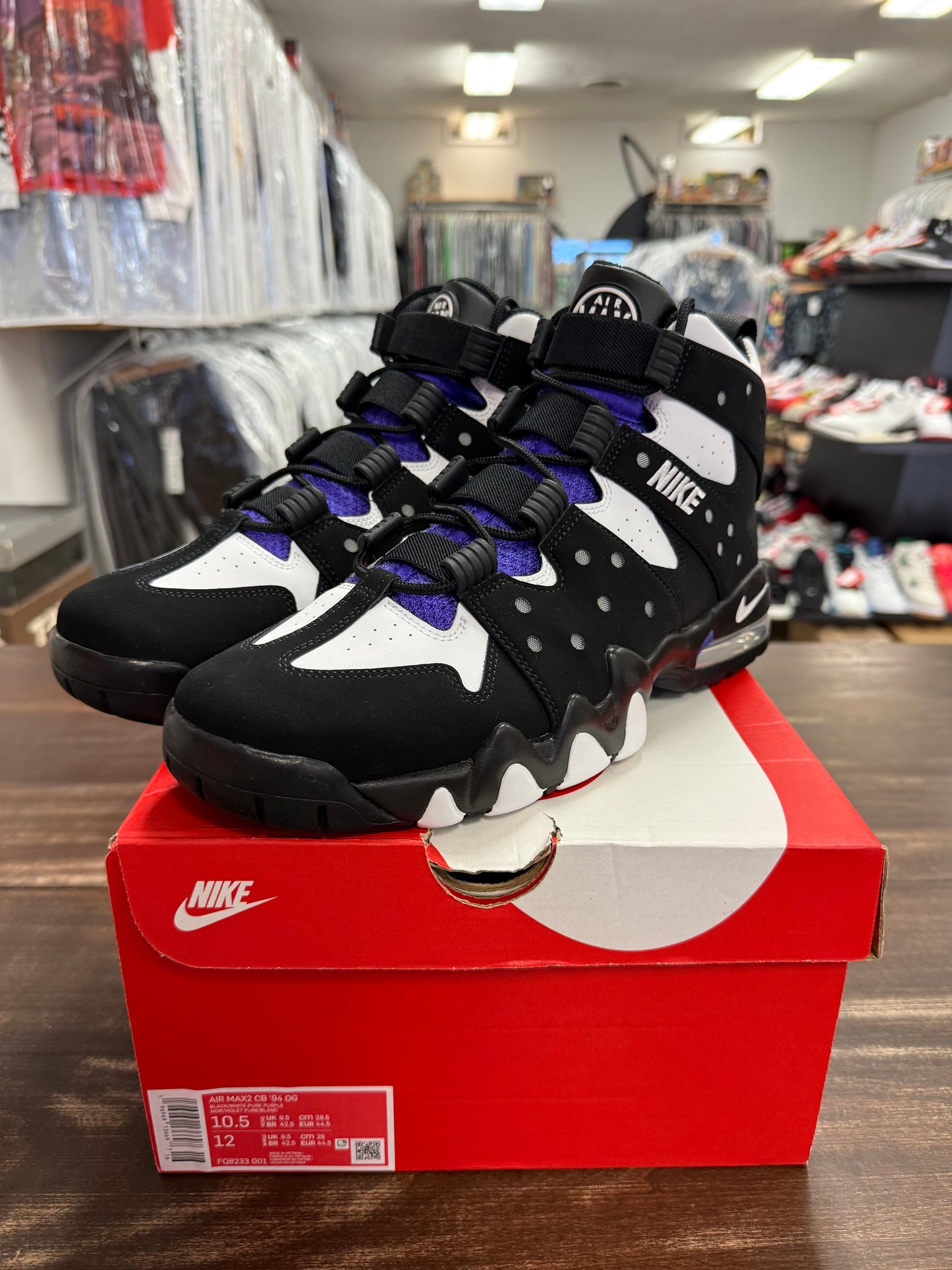 Nike Air Max 2 CB '94 Black White Purple