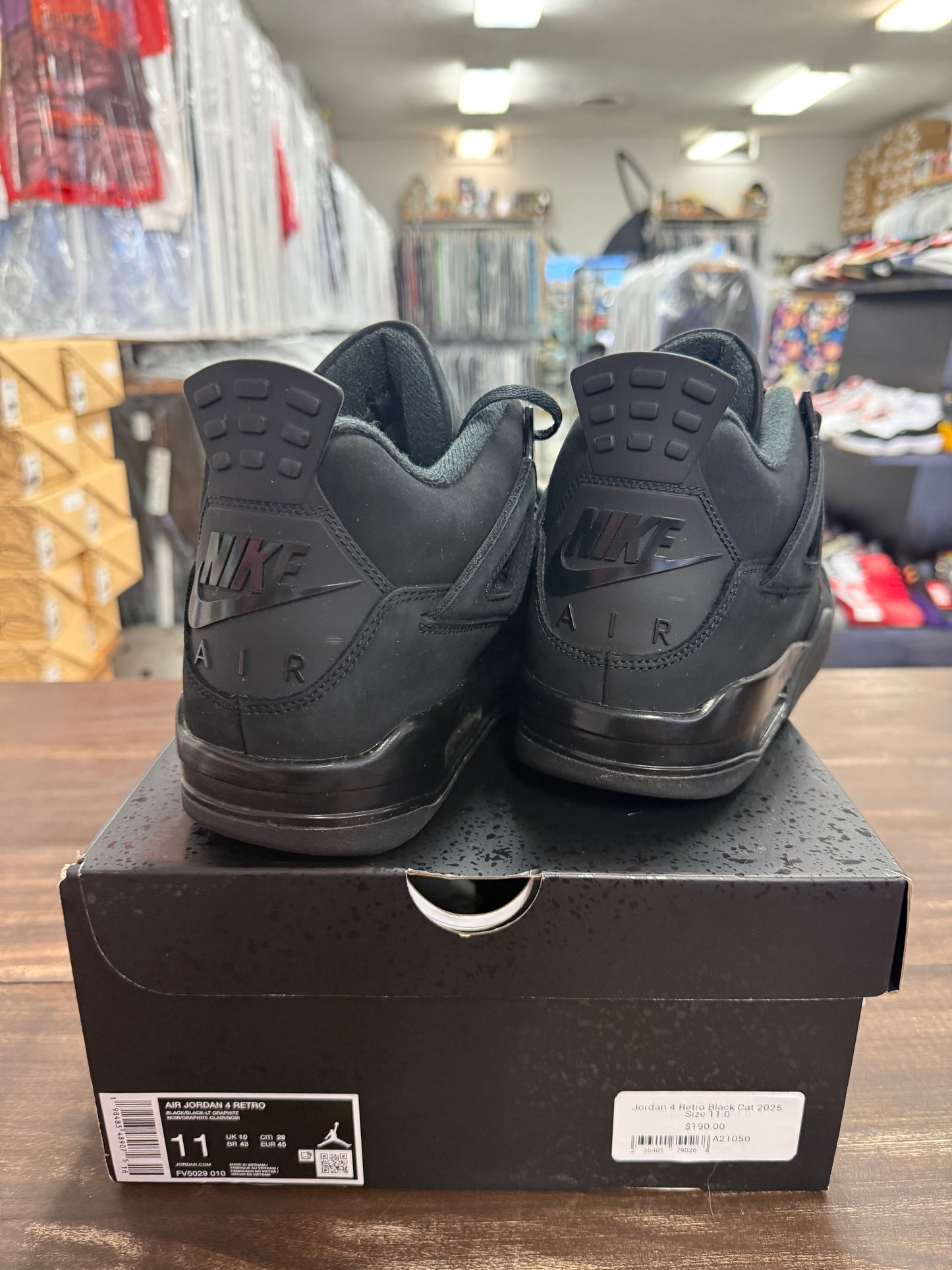 Jordan 4 Retro Black Cat 2025