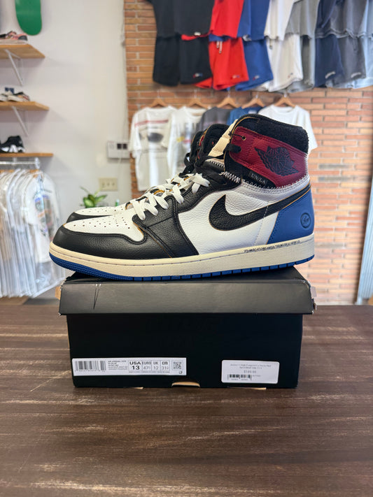 Jordan 1 High Fragment x Union Red Sport Blue