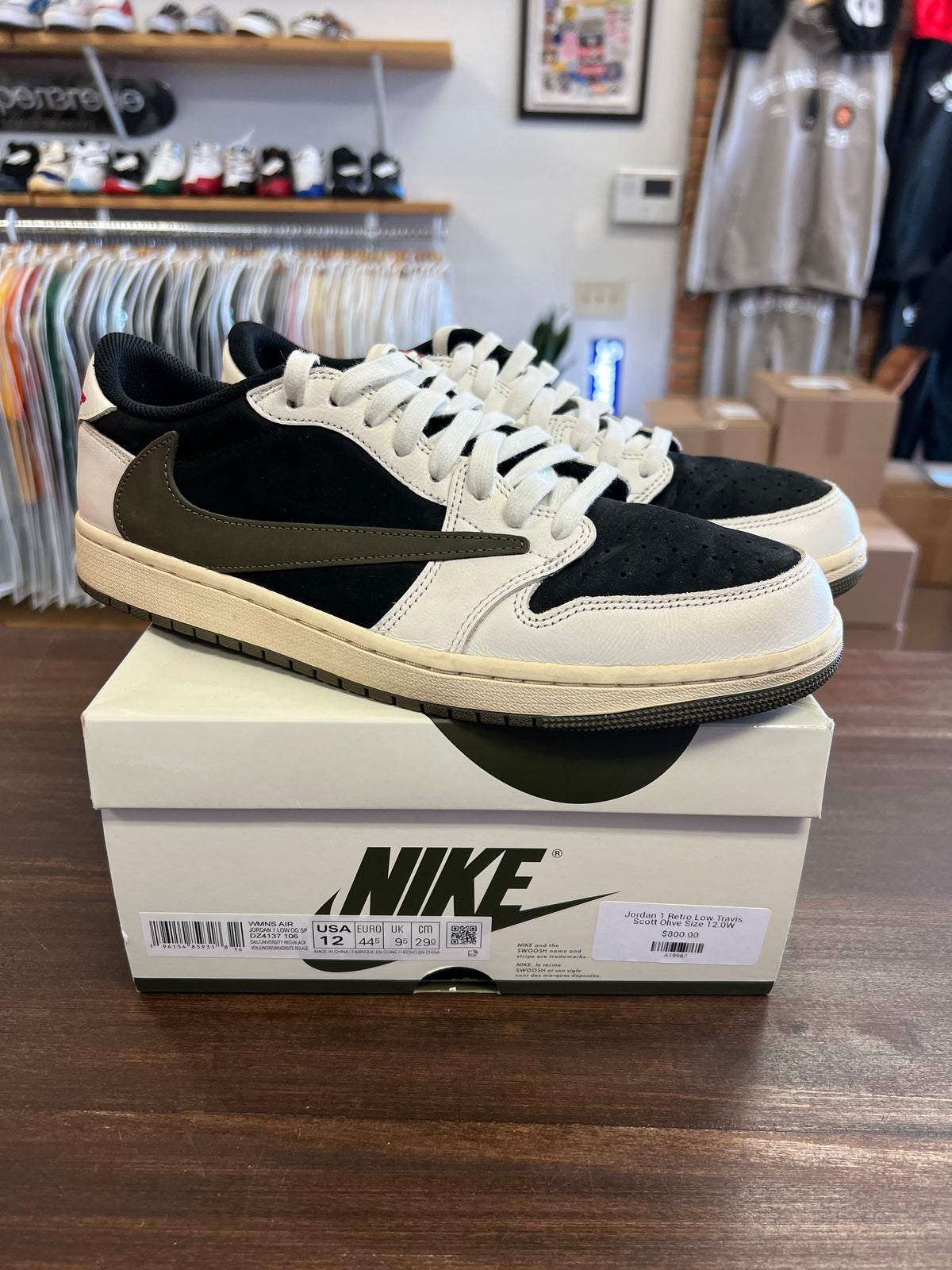 Jordan 1 Retro Low Travis Scott Olive