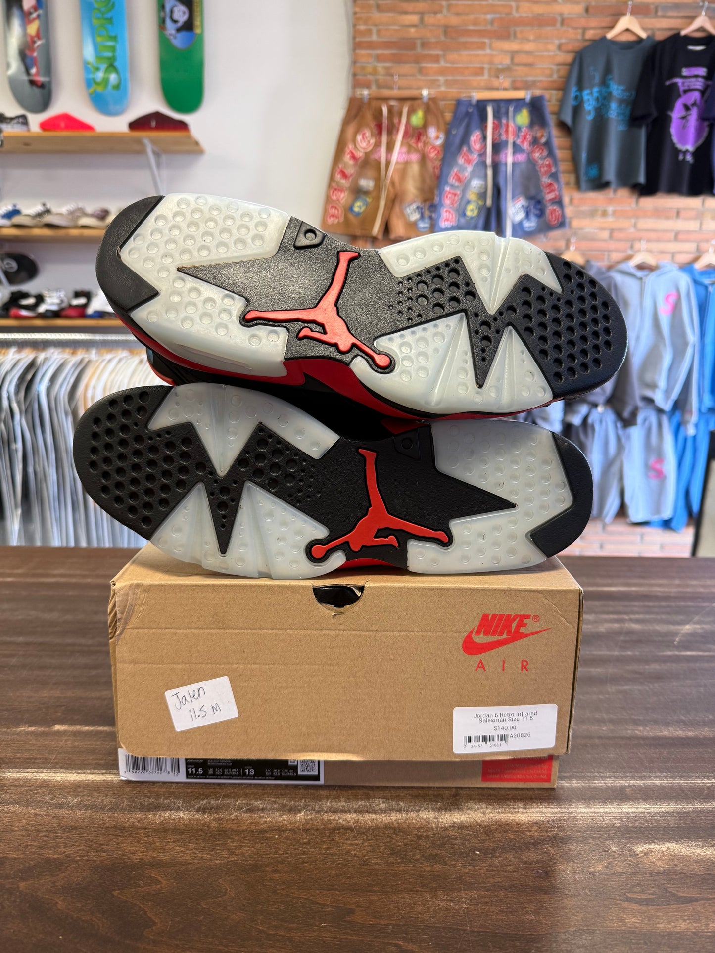 Jordan 6 Retro Infrared Salesman