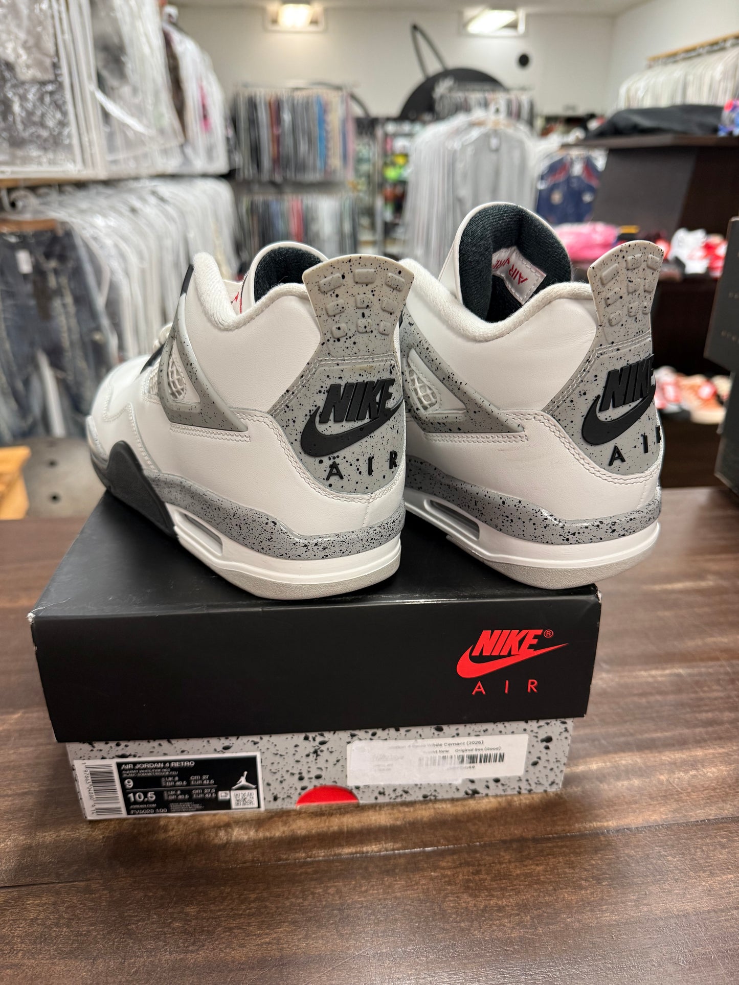 Jordan 4 White Cement 2025