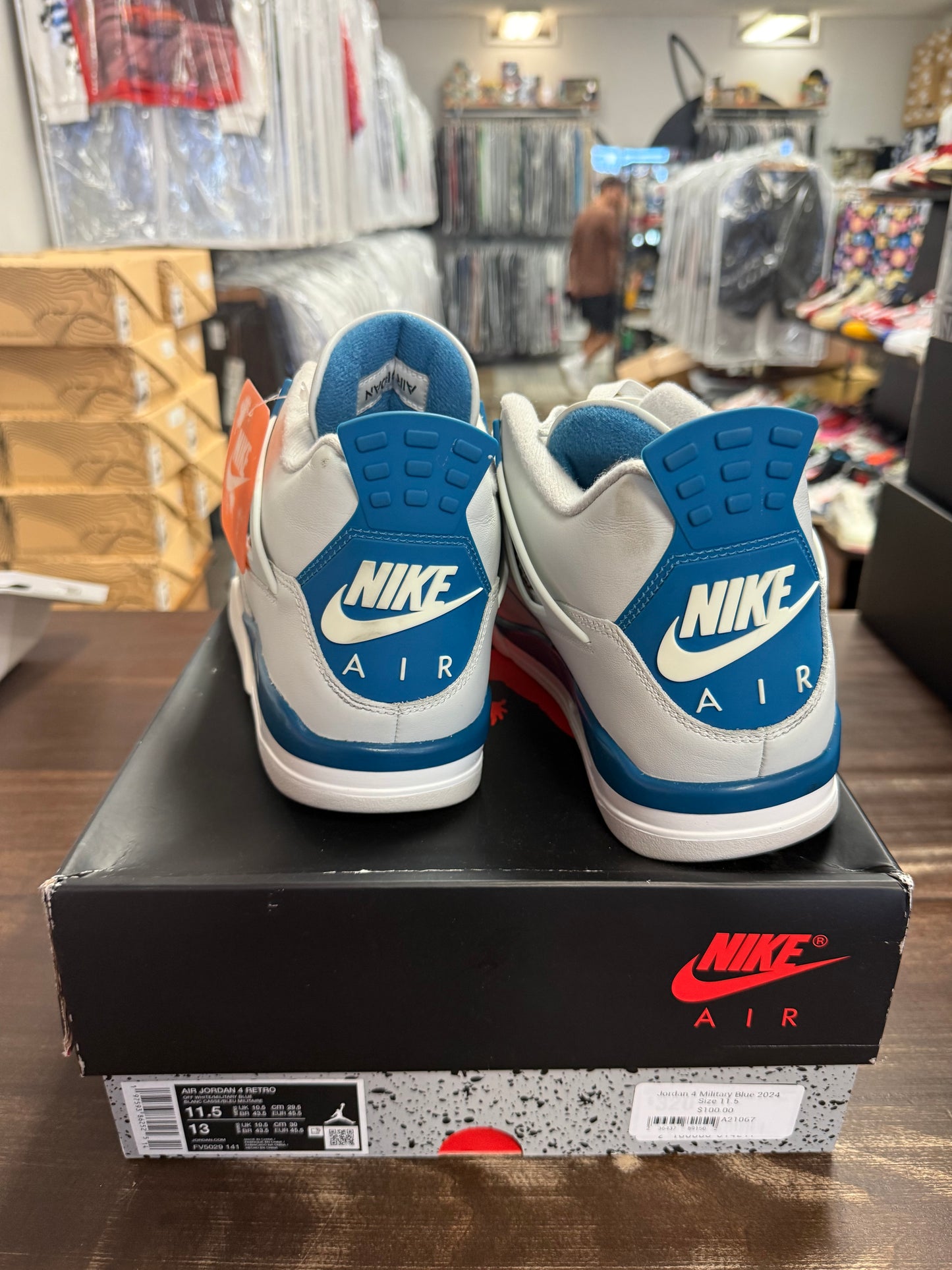Jordan 4 Military Blue 2024