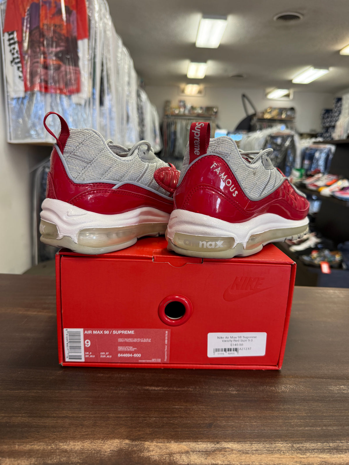 Nike Air Max 98 Supreme Varsity Red
