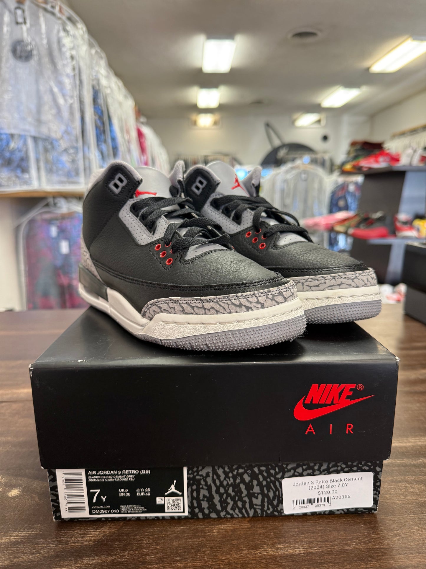 Jordan 3 Retro Black Cement (2024)