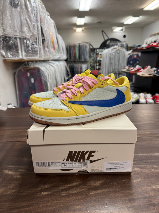 Jordan 1 Low Travis Scott Canary
