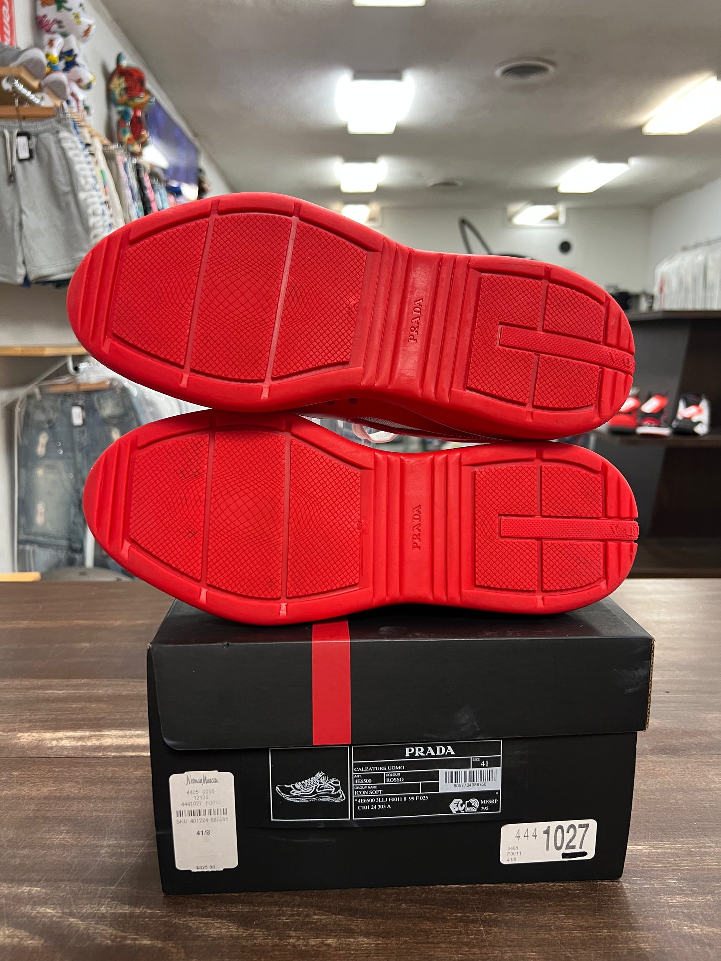 Prada America's Cup Soft Rubber Red