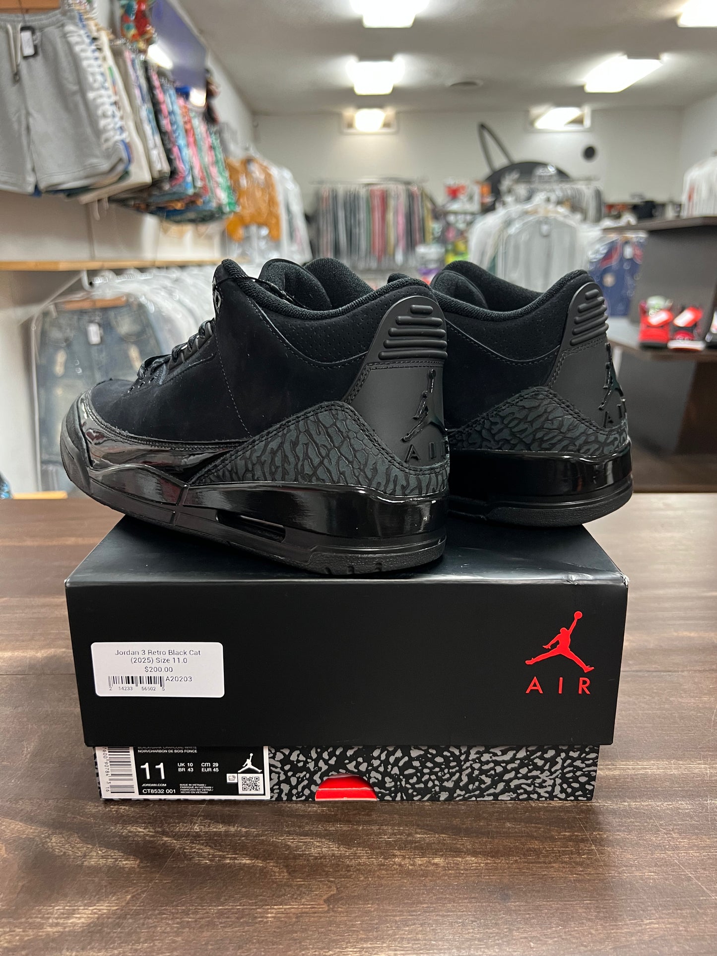 Jordan 3 Retro Black Cat (2025)