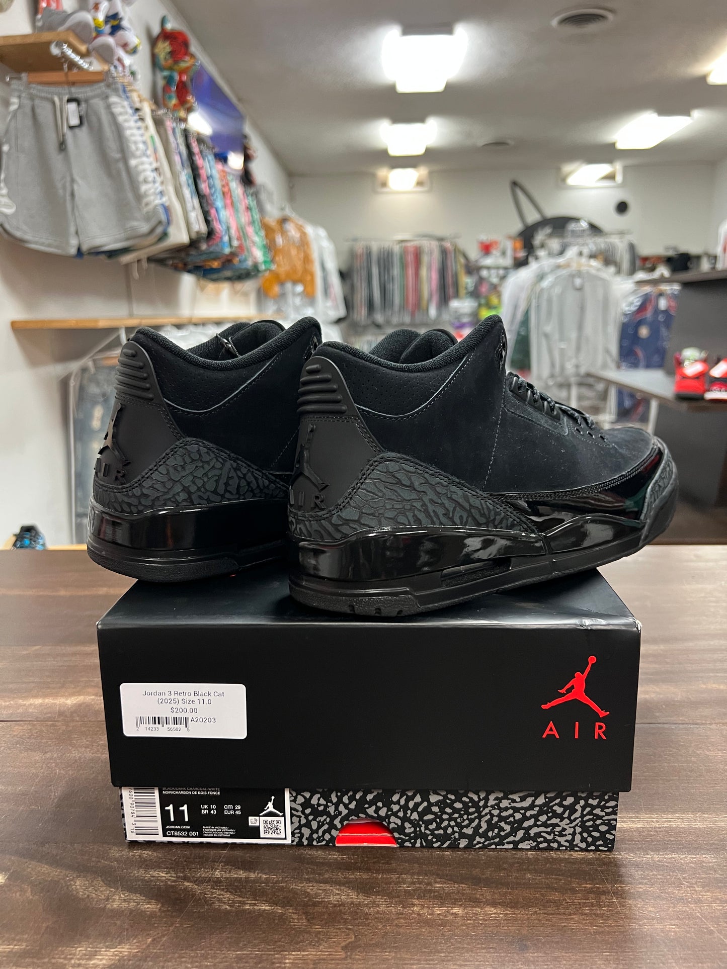 Jordan 3 Retro Black Cat (2025)