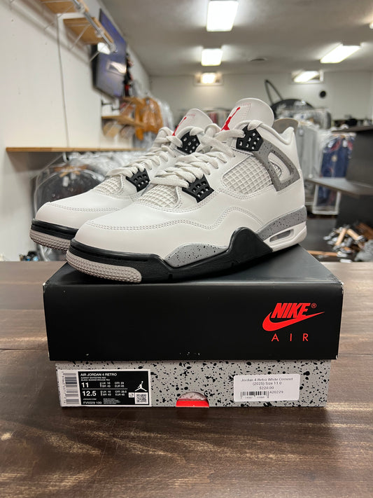 Jordan 4 Retro White Cement (2025)