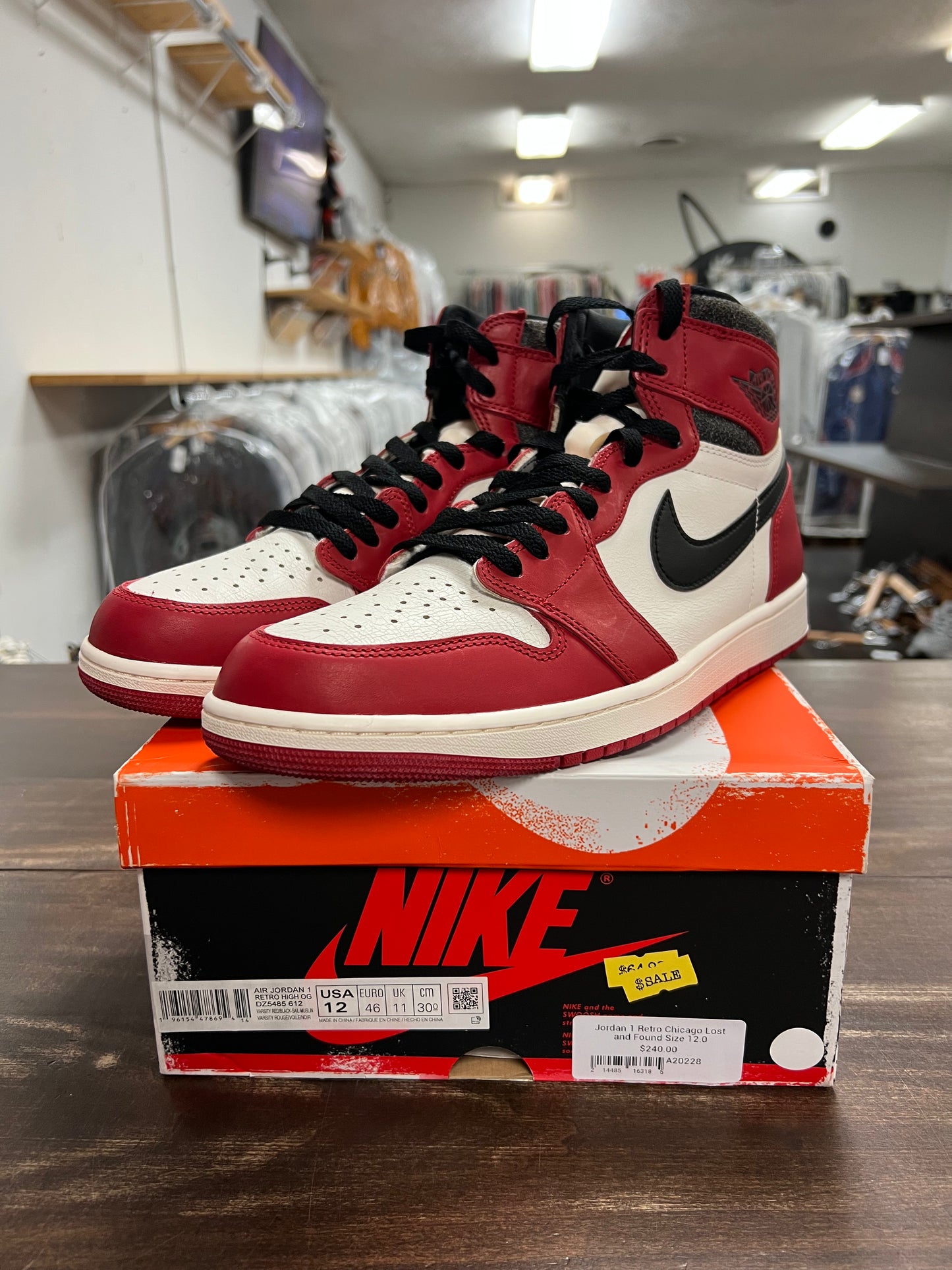 Jordan 1 Retro Chicago Lost and Found