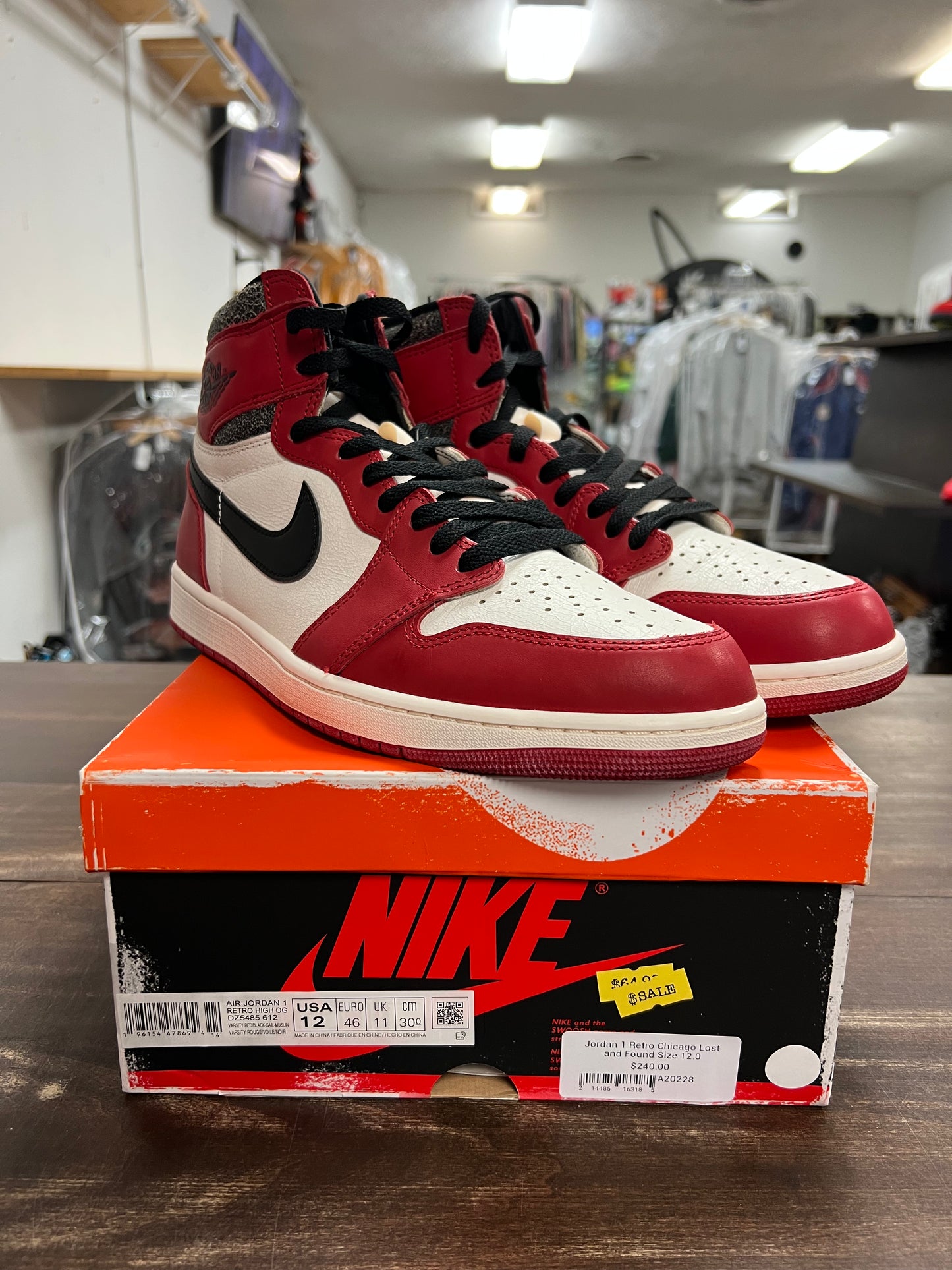 Jordan 1 Retro Chicago Lost and Found