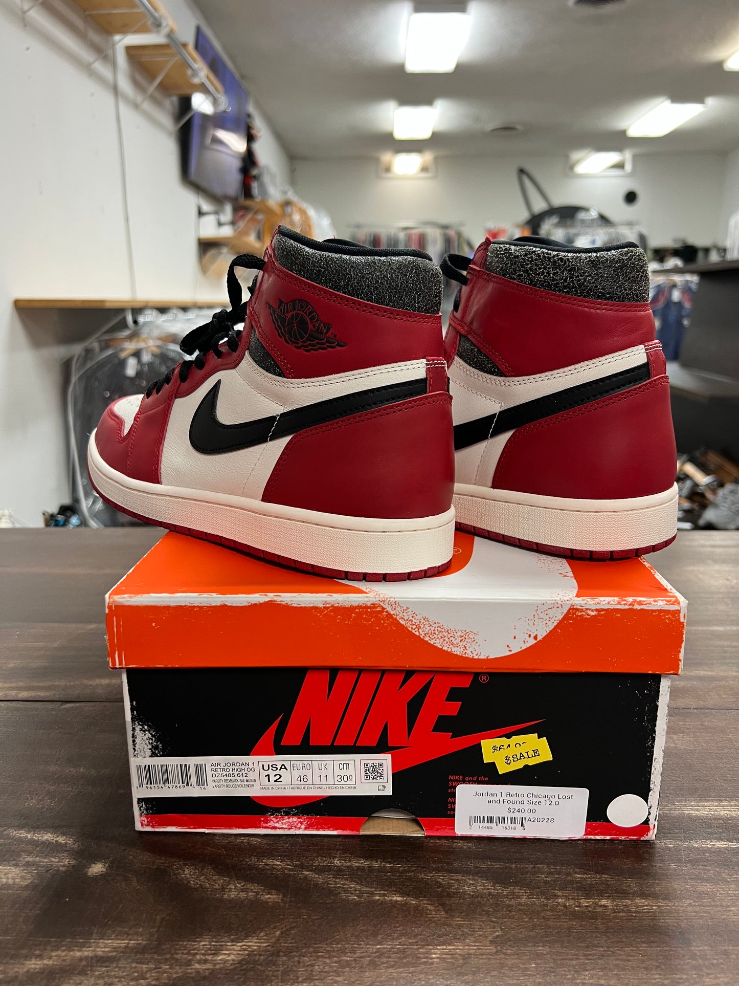 Jordan 1 Retro Chicago Lost and Found
