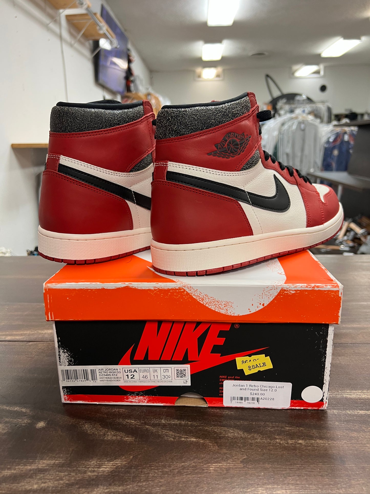 Jordan 1 Retro Chicago Lost and Found